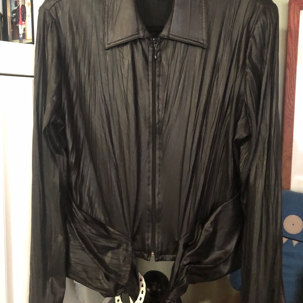 EUC Women’s Joseph Ribkoff Faux Leather Jacket - Picture 15 of 15